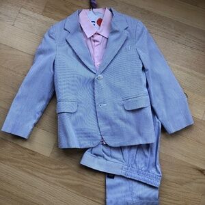 Boys Searsucker suit